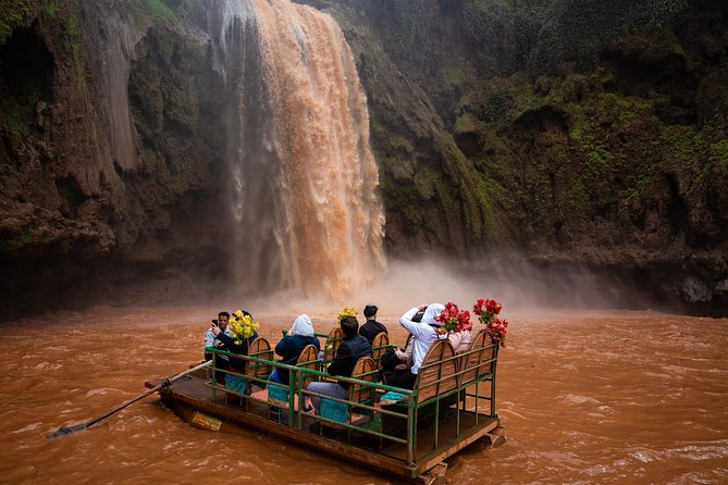 Full Day Trip To Ouzoud Waterfalls From Marrakech & Boat Tour - Lunch near the water, with a few trade-offs