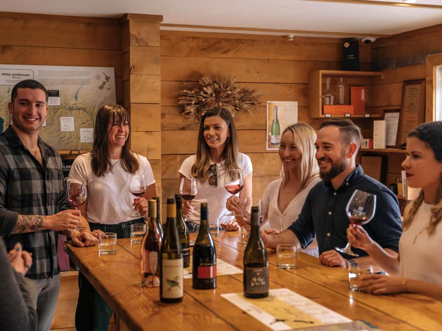 Gourmet Food and Wine Tour with Lunch and Wine Tastings - The underground wine cave is the memorable opening