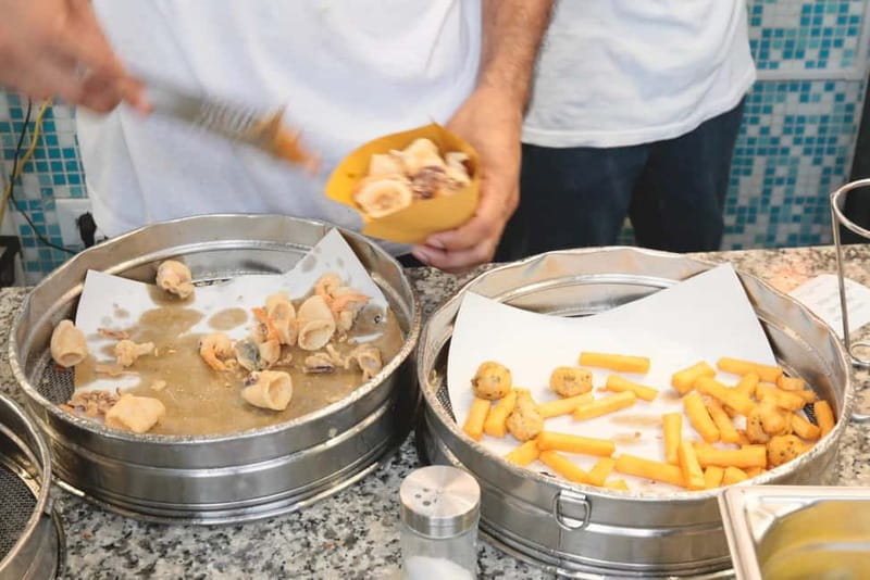 Guided Food Tour with Wine Tastings in Genoa - Fried fish from the Ligurian coast