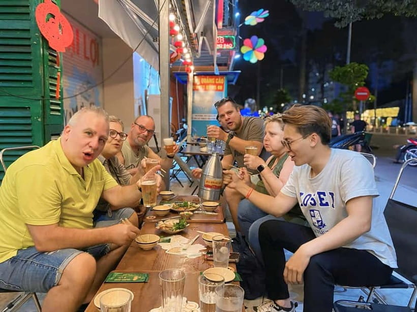 Ho Chi Minh City: Craft Beer and Local Food Tour by Scooter - Five food stops that give the tour its backbone