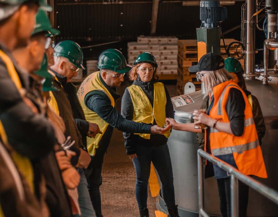 Hobart: Cascade Brewery Experience - The four-beer tasting at the end