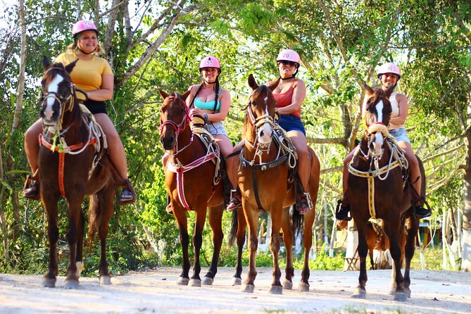 Horseback Riding Cenote, Zipline.Transportation & Tequila Tasting - A compact jungle adventure near Puerto Morelos