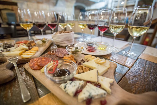 Hungarian Wine Tasting (with Cheese and Charcuterie) in Budapest - A food board with local character