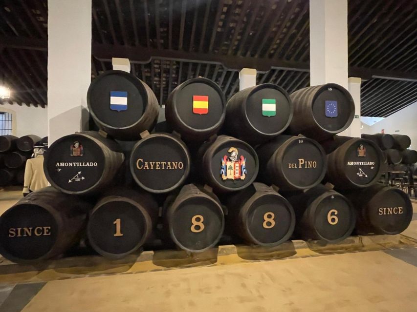 Jerez de la Frontera: Sherry Winery Tour with Tasting - Entering Cayetano del Pino’s 1886 bodega