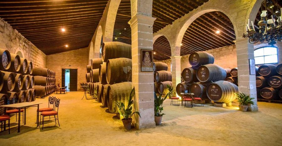 Jerez: Guided Winery Tour with Wine Tasting - Entering Cayetano del Pino at Plaza Silos 3