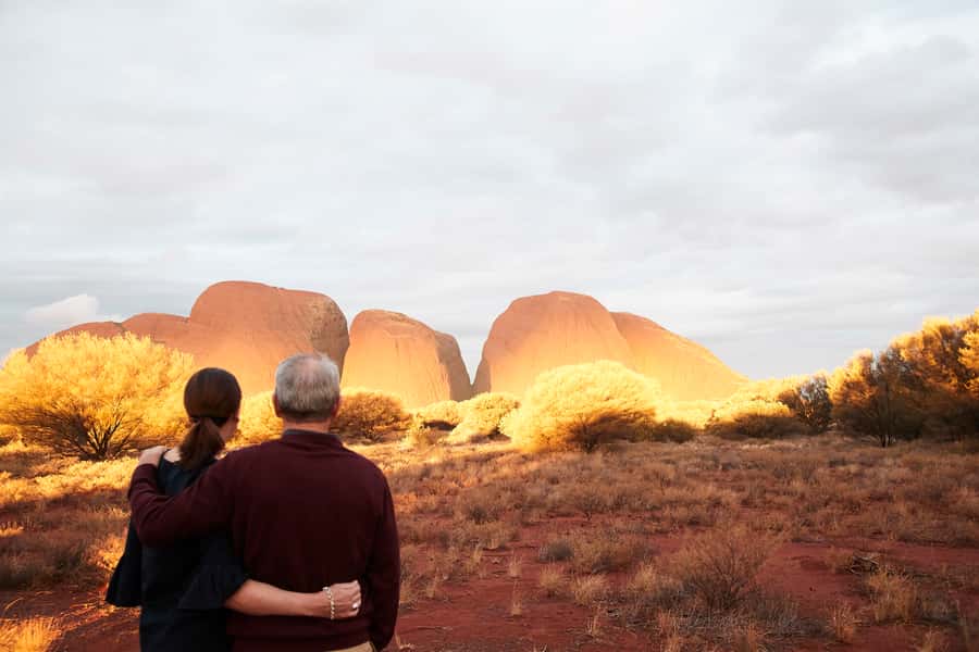Kata Tjuṯa Sunset Tour with Sparkling Wine and Cheeseboard - Sparkling wine, snacks, and the value of the cheeseboard