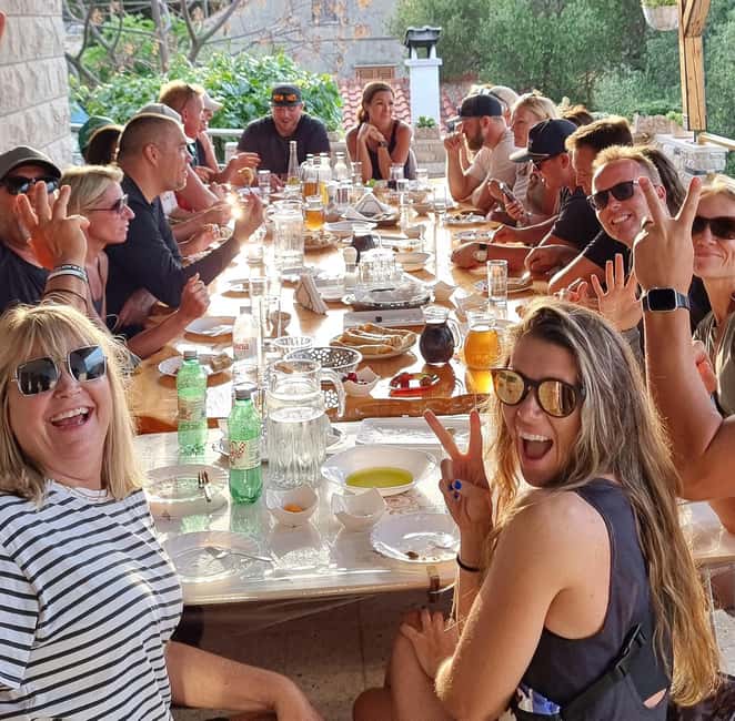 Korcula: Buggy Safari with Local Food and Wine Tasting - Ana’s homemade spread is the tour’s big finish