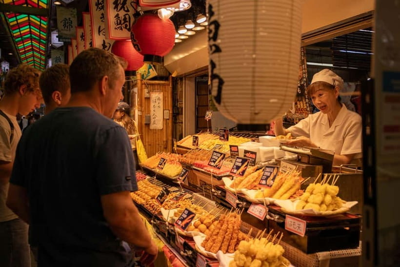 Kyoto: Local Food Tasting Tour at the Nishiki Market - Following the 1.5-hour market walk