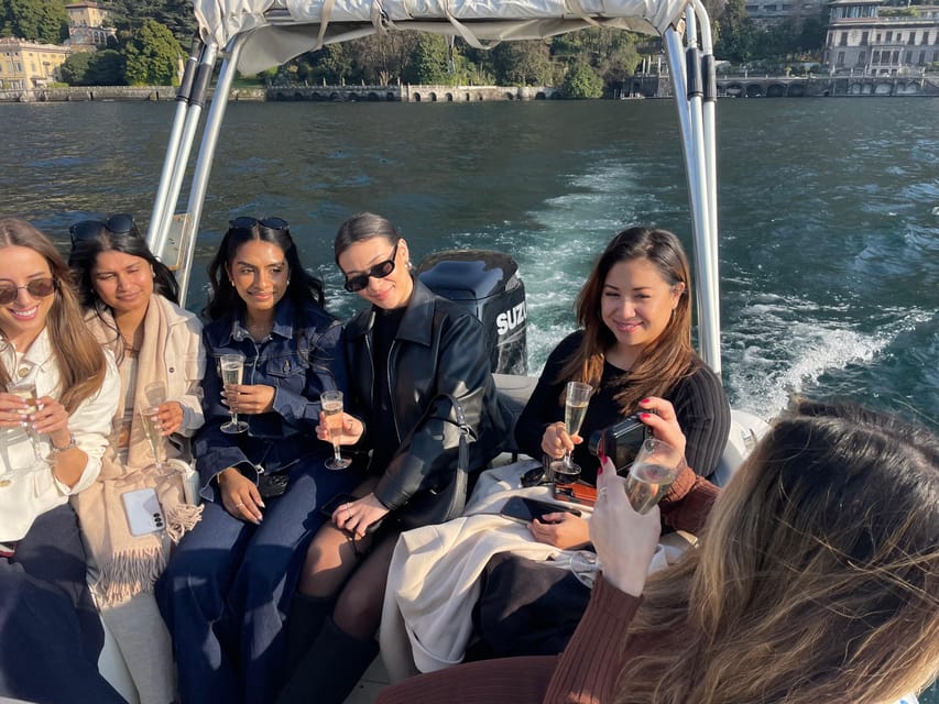 Lake Como: Shared Boat Tour with Prosecco Aperitif - A front-row seat to Como’s grand villas