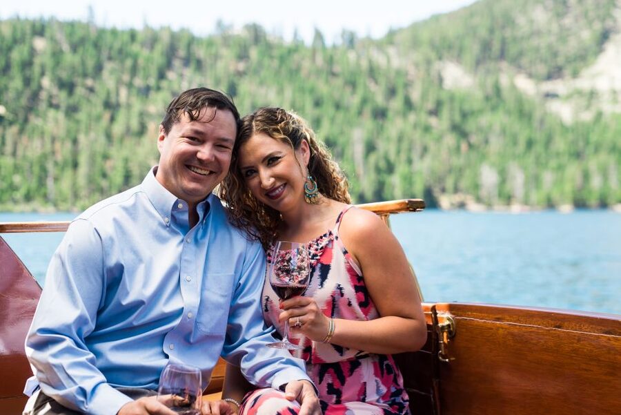 Lake Tahoe: Emerald Bay Sunset Wine Tasting Yacht Cruise - The first glasses on open water