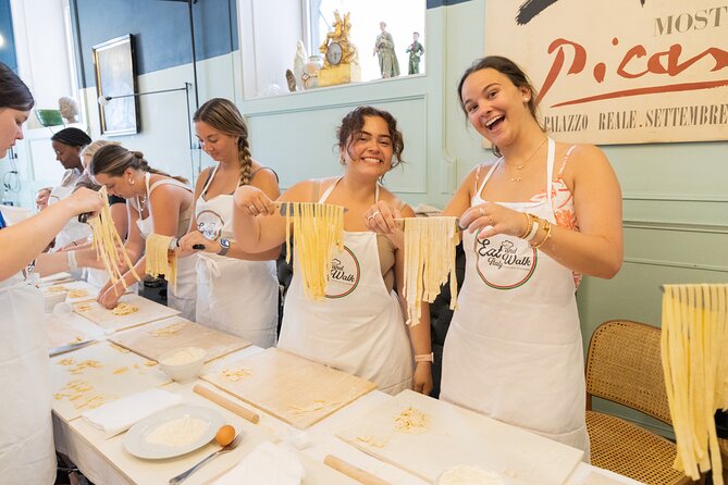 Learn to Make Pasta & Tiramisu with Wine and Limoncello Included - Rolling and shaping fresh fettuccine
