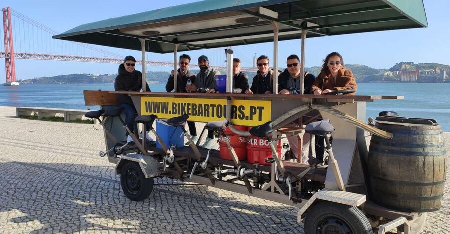 Lisbon: 1-Hour Beer Bike Tour with Draft Beer & Sangria Ride - MAAT and the Electricity Museum
