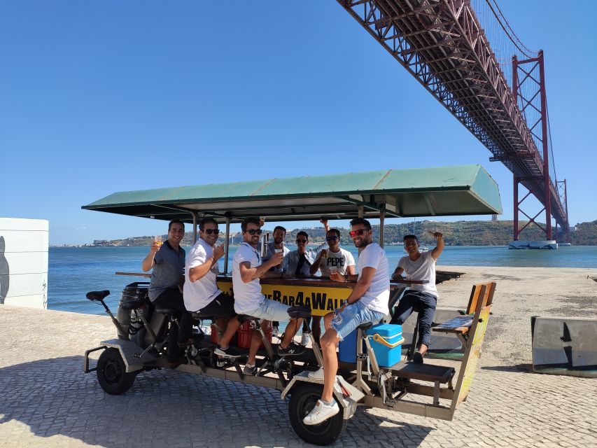 Lisbon: 1-Hour Beer Bike Tour with Draft Beer & Sangria Ride - Monument to Fado and Amália Rodrigues