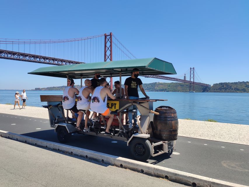 Lisbon: 1-Hour Beer Bike Tour with Draft Beer & Sangria Ride - Beer, sangria, music, and the group mood