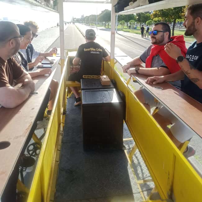 Lisbon: 1-Hour Beer, Sangria or Wine Bike Sightseeing Tour - The Tejo waterfront gives you the best views