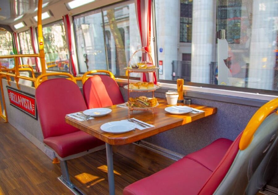 London: Afternoon Tea Bus with a Glass of Prosecco - Is $64 good value?