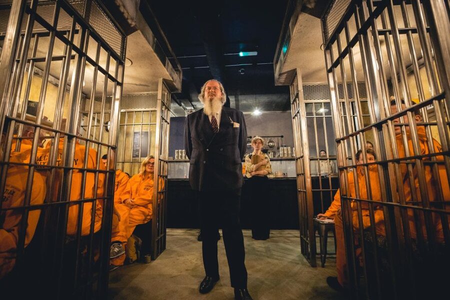 London: Alcotraz Immersive Prison Cocktail Experience Ticket - Meeting the Warden, Guards, and Inmate Cassidy