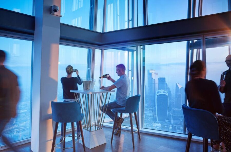 London: The Shard Entry Ticket with Champagne - What the $48 price really covers