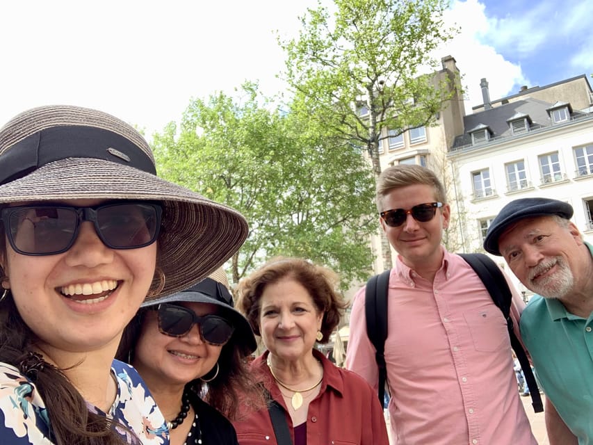 Luxembourg City: Walking Tour with Optional Wine Tastings - Clairefontaine Square and the first wine stop