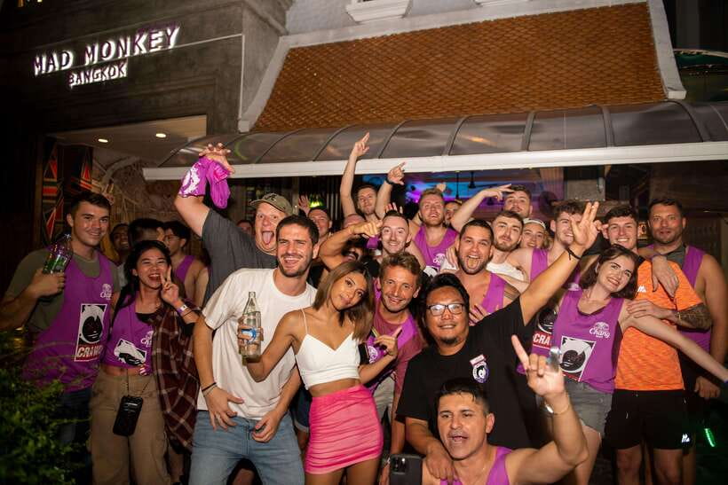 Mad Monkey Bangkok Pub Crawl - What the $15 price really covers
