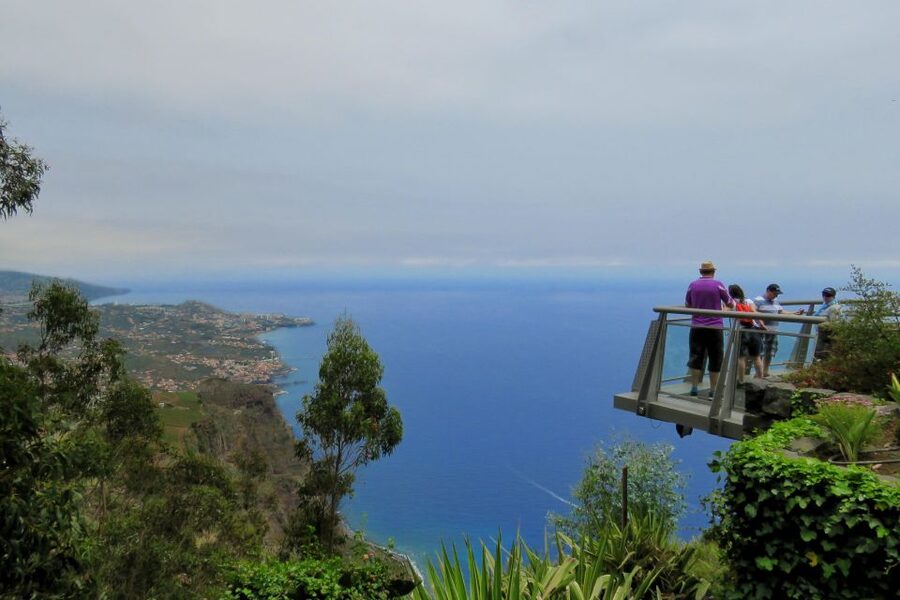 Madeira: Wine & Tapas, Cabo Girão Skywalk 4x4 Jeep Adventure - Chão dos Louros and the green mountain roads
