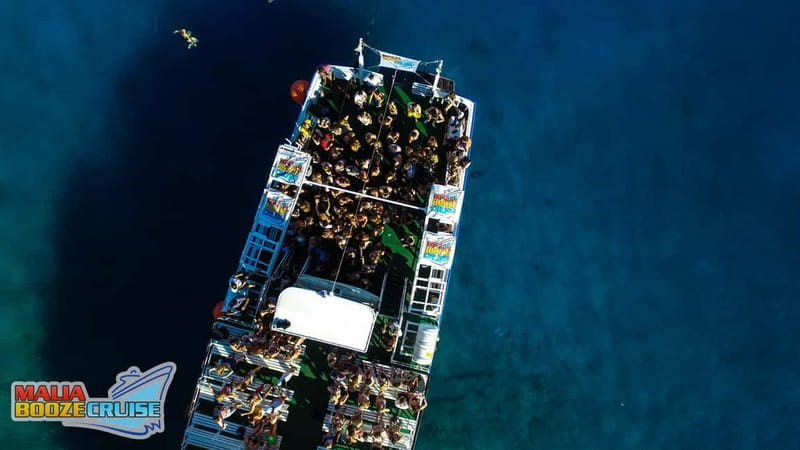 Malia: Booze Cruise Boat Party with Live Dj - Key points at a glance