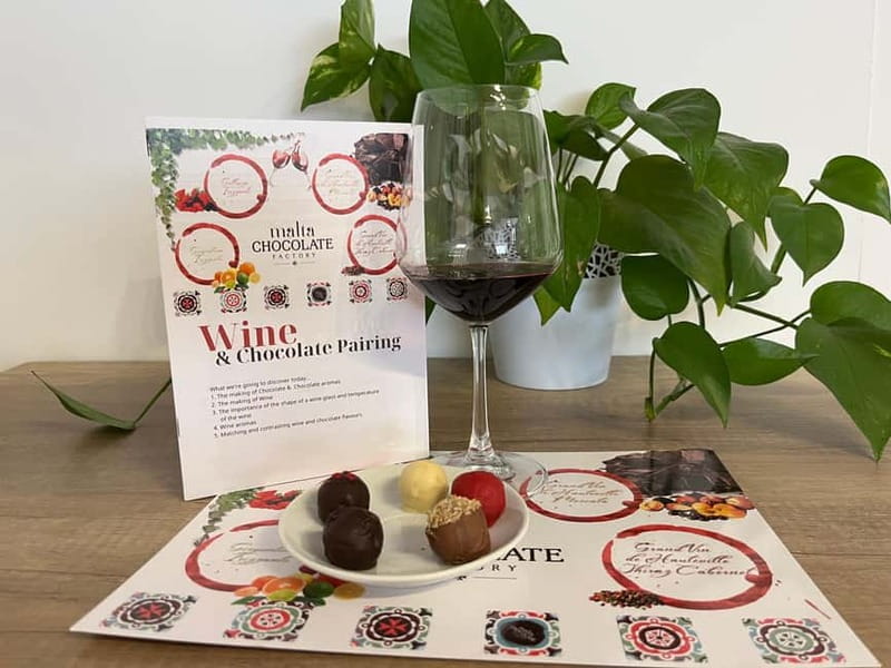 Malta: Wine and Chocolate Pairing Experience - Five handmade chocolates and why the pairings matter