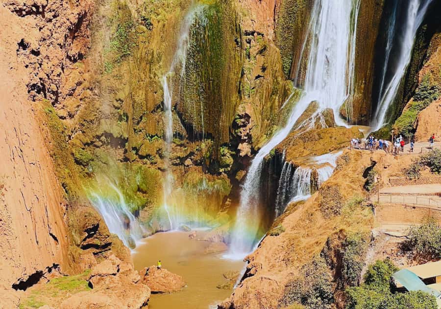 Marrakech: Day Tour to Ouzoud Waterfalls with Boat Trip - Lunch with a view, but not part of the price