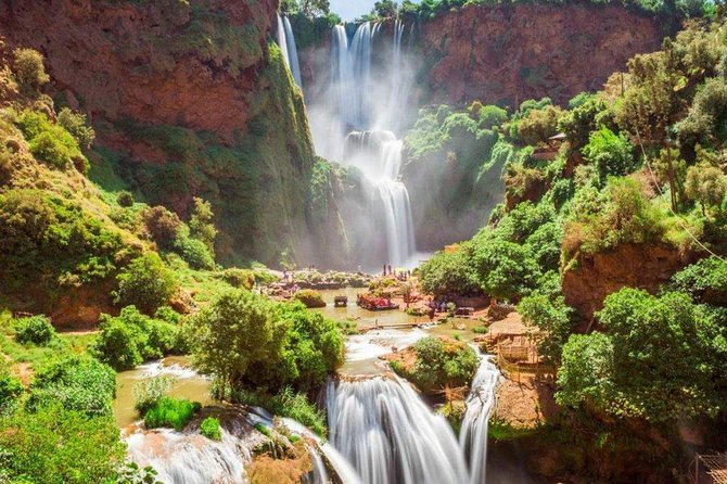 Marrakech: Ouzoud Waterfalls Guided Day Trip with Boat Ride - The boat ride toward the falling water