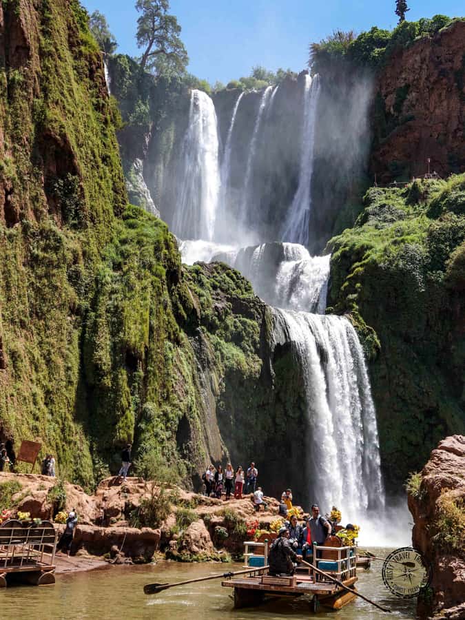 Marrakech : Ouzoud Waterfalls & Guided Tour & Boat Ride - Barbary macaques along the path