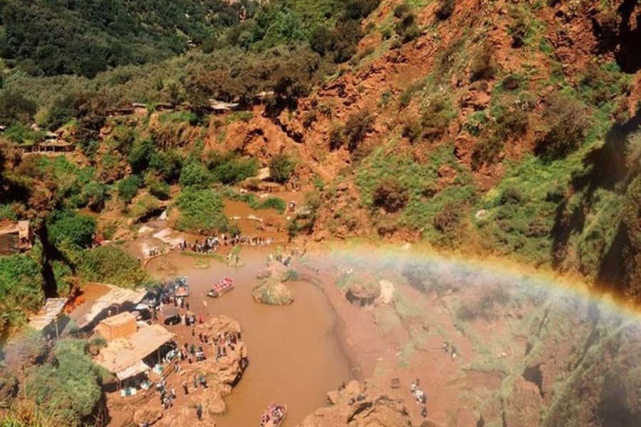 Marrakech: Ouzoud Waterfalls Trip, Guided Hike & Boat Option - Monkeys are part of the stop, with a clear warning
