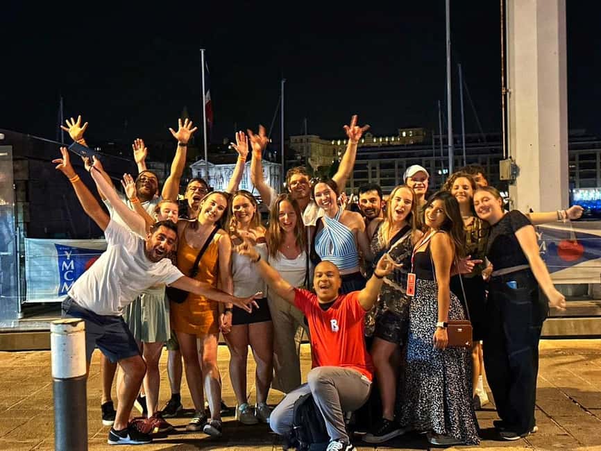 Marseille Pub Crawl: Explore by Night Meet, Mingle & Party - A short Old Port introduction before the bars