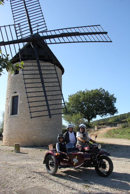 Meursault: Tour of the Vineyards on Motorbike with Sidecar - What one hour can and cannot do