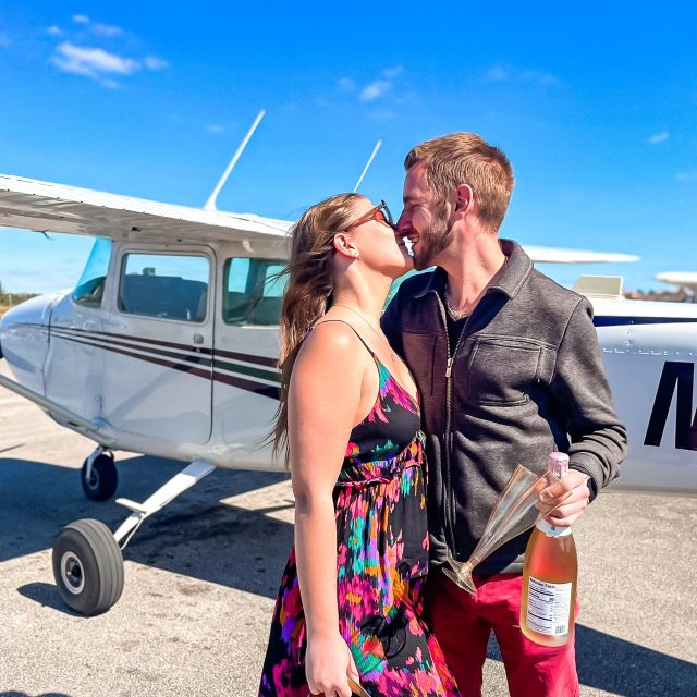 Miami Beach: Private Luxury Airplane Tour with Champagne - South Pointe and the Miami Beach shoreline