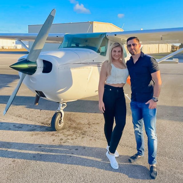 Miami Beach: Private Luxury Airplane Tour with Champagne - Cape Florida and the return to Kendall