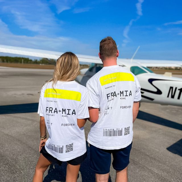 Miami Beach: Private Luxury Airplane Tour with Champagne - What the small plane feels like in practice