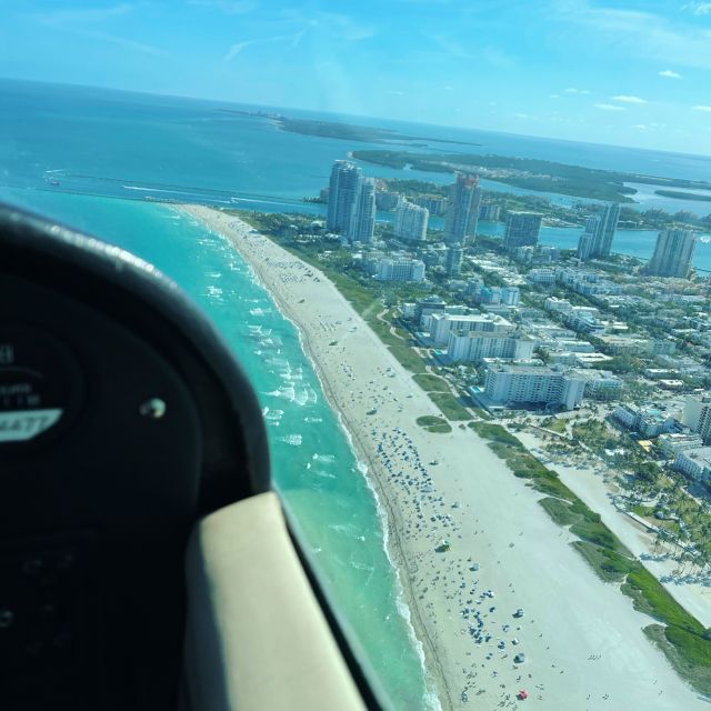 Miami: Romantic 1-Hour Private Flight Tour with Champagne - Taking Off from Reliance Aviation