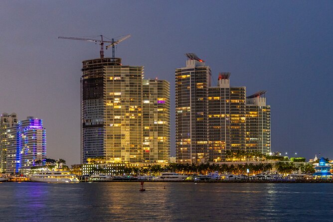 Miami Sunset and City Lights Cocktail Cruise - Star, Palm, and Hibiscus Islands