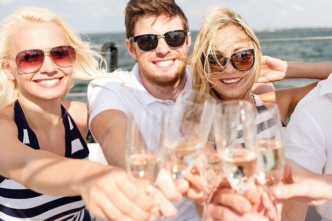 Miami Sunset Champagne Cruise with Skyline Views - The Venetian Islands from Biscayne Bay