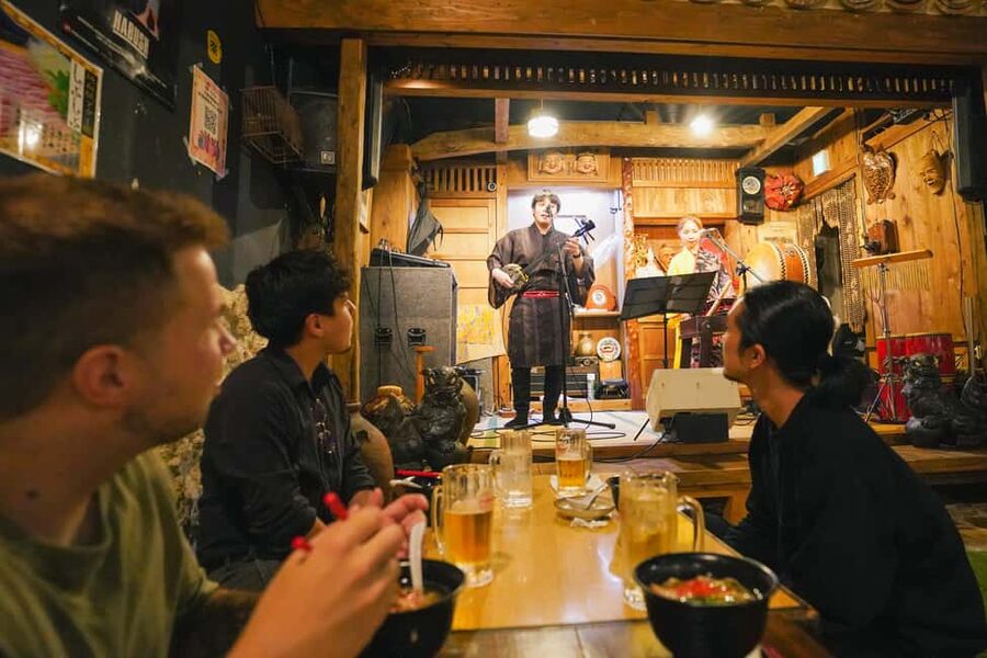 Naha Bar Hopping Tour in Okinawa - Stop three: live music and an Okinawan finish