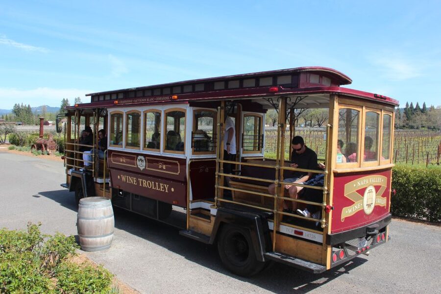 Napa Valley: Wine Tasting Tour by Open Air Trolley & Lunch - The real cost: $135 plus tasting fees