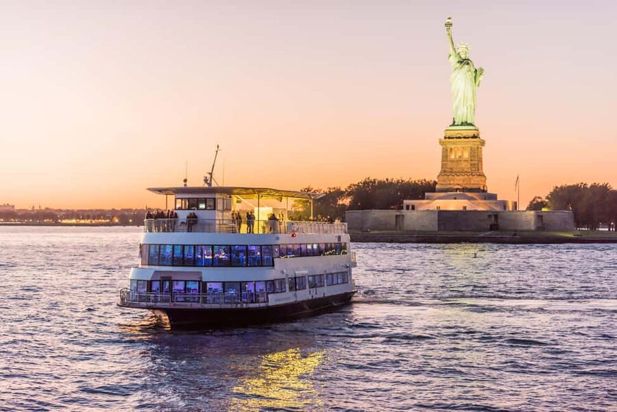 New York City: City Cruises Alive After Five Cocktail Cruise - The opening view of Lower Manhattan