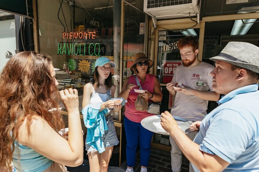 New York City: Little Italy Italian Food Tasting Tour - Guides, group size, and walking comfort