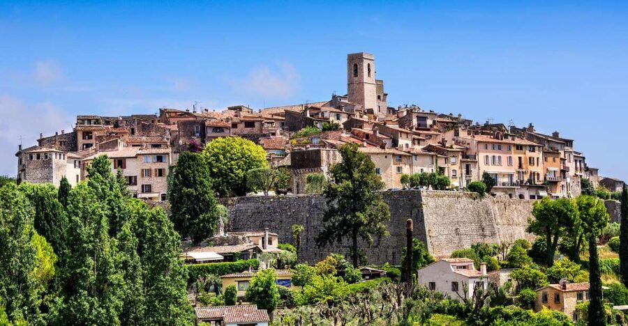 Nice: Half-Day Saint Paul de Vence and Wine Tasting Tour - The ride from Nice to the hills