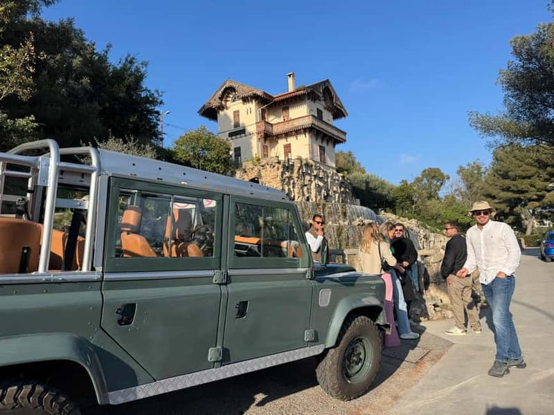 Nice: Sunset & Wine Tasting in a historic Land Rover - What the $76 price buys you