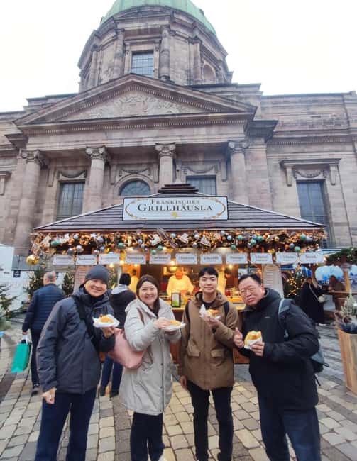 Nuremberg: Castle and Old Town Tour - incl. Tickets and red beer tasting - Schöner Brunnen, Hauptmarkt, and the Church of Our Lady