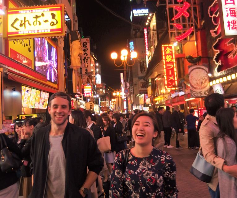 Osaka: Bar-Hopping Night Tour in Namba - First stop: kushikatsu and Osaka drinking culture