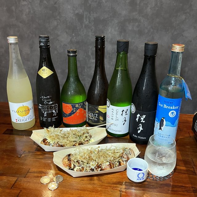 Osaka Sake Tasting with Takoyaki Cooking - What the sake lesson actually teaches you