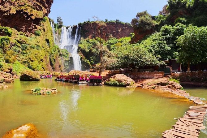 Ouzoud Waterfalls Guided Hike and Boat Trip from Marrakech - Monkeys, cafés, and the optional Berber lunch