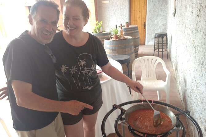 Paella Class, Winery & Bike Ride - Free Hotel Pickup from Sitges - Caves Romagosa Torne and the cava tradition